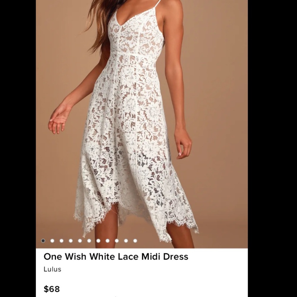 COPY - One Wish Lulu’s white lace dress
